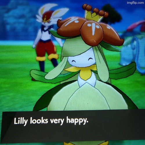 I'm glad you are, Lilly! | image tagged in lilly,pokemon sword and shield | made w/ Imgflip meme maker