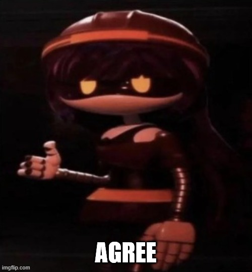 doll thumbs up | agree | image tagged in doll thumbs up | made w/ Imgflip meme maker