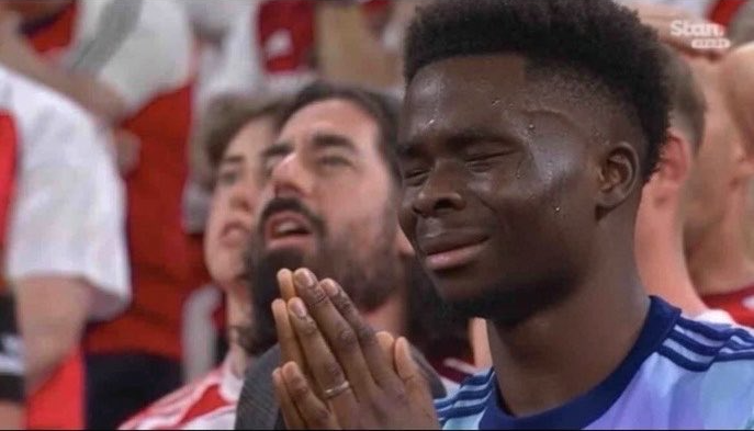 Worried Arsenal Fan Blank Meme Template