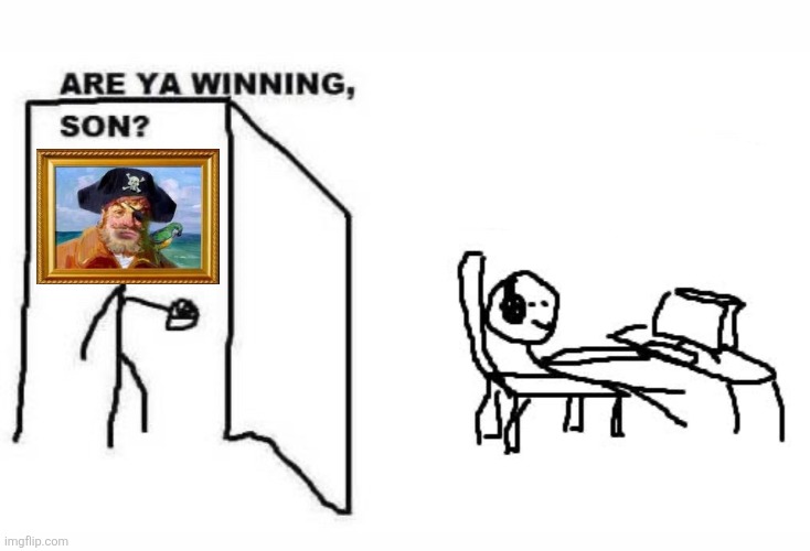 "Aye! Aye! Captain!" | image tagged in are ya winning son,spongebob,pirate,funny | made w/ Imgflip meme maker
