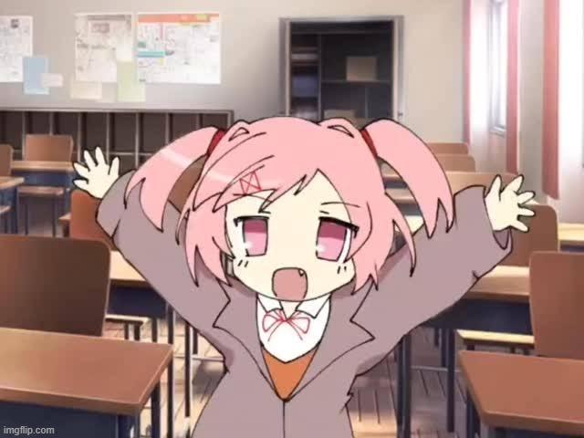 2000s Moe Natsuki | image tagged in 2000s moe natsuki | made w/ Imgflip meme maker