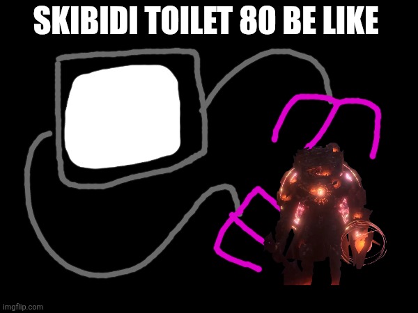 Skibidi toilet 80 be like | made w/ Imgflip meme maker