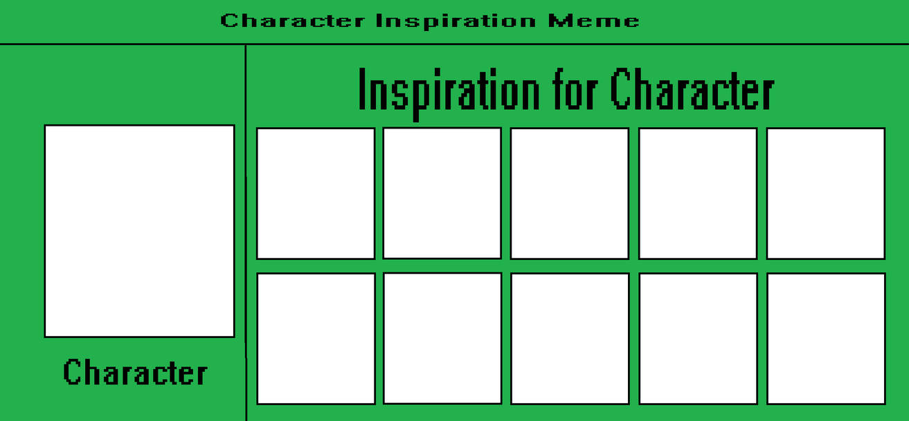 Character Inspiration Blank Meme Template