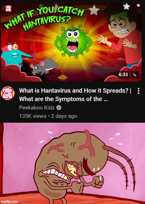 Image Title | image tagged in triggered plankton,hantavirus,dr binocs | made w/ Imgflip meme maker