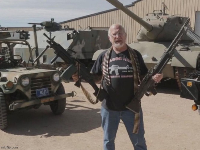 Armed Guy | image tagged in armed guy | made w/ Imgflip meme maker
