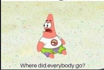 pfft. chuds. | image tagged in alone patrick | made w/ Imgflip meme maker