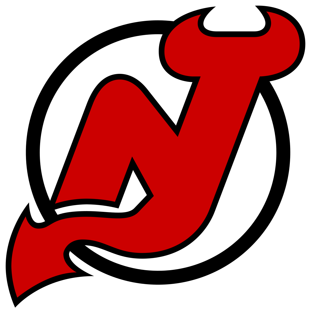 NJ Devils logo Blank Meme Template