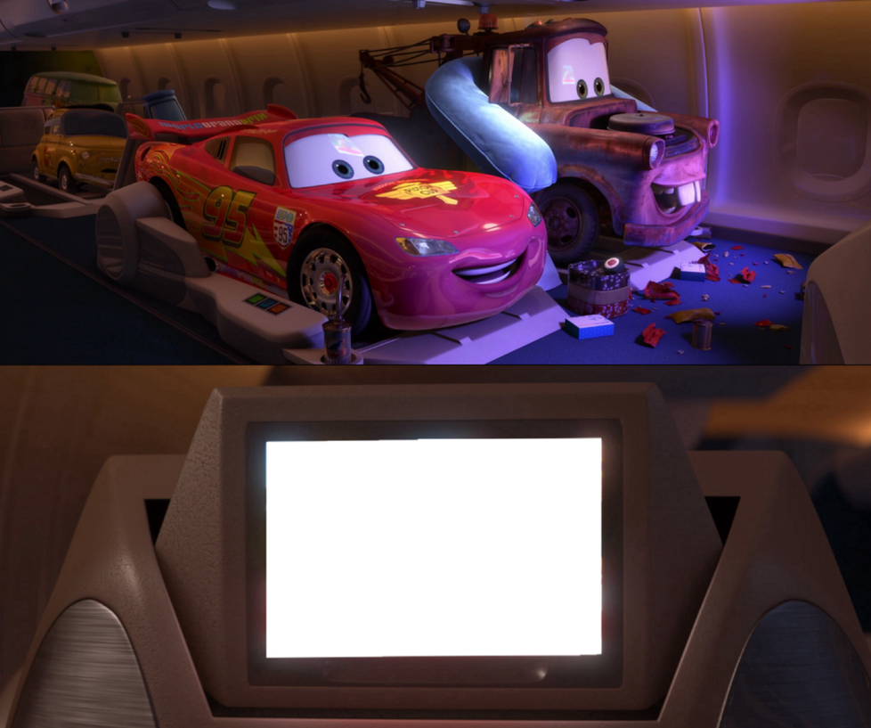 Lightning McQueen and Mater Watching Blank Meme Template Blank Meme Template