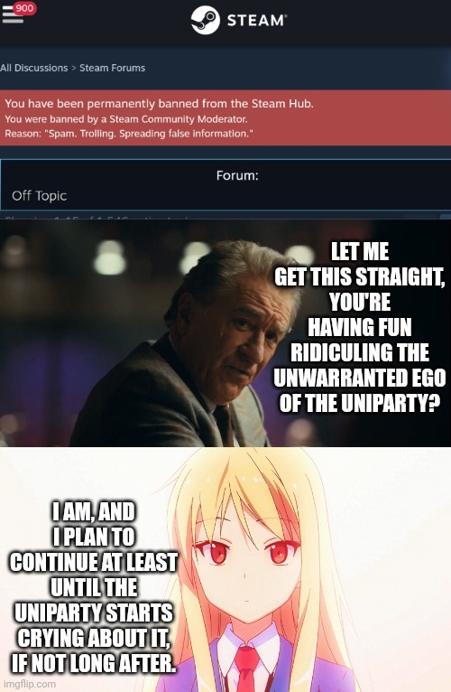 As befits the prophecy written of within the book of Habakkuk! | Let me get this straight, you're having fun ridiculing the unwarranted ego of the uniparty? I am, and I plan to continue at least until the uniparty starts crying about it, if not long after. | image tagged in let me get this straight murray,government corruption,government shutdown,big government,evil government,covid-19 | made w/ Imgflip meme maker