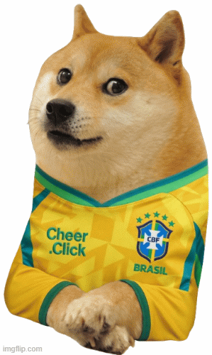 Cheems World Cup Brasil Fans | image tagged in gifs,cheems,world cup,brasil,buff doge vs cheems | made w/ Imgflip images-to-gif maker
