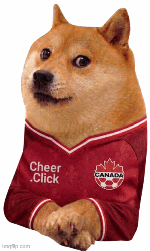 Cheems World Cup Canada Fans | image tagged in gifs,cheems,world cup,canada,buff doge vs cheems,funny memes | made w/ Imgflip images-to-gif maker