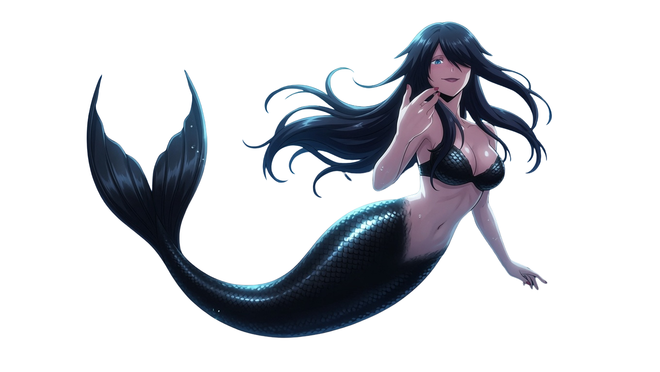 Midnight Mermaid Blank Meme Template