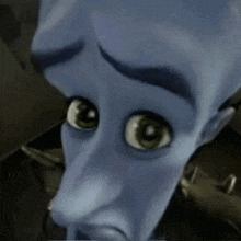megamind big head Blank Meme Template