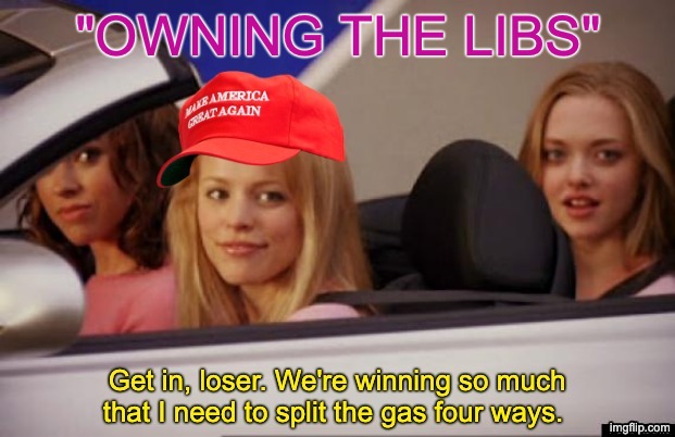 You can't be tired yet | "owning the libs" | image tagged in trump,economy,idiocracy,inflation | made w/ Imgflip meme maker