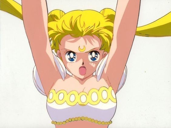 Rapunzel Hiroko/Sailor Moon Belly Blank Meme Template