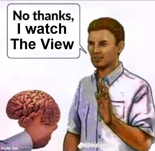 I watch The View | made w/ Imgflip meme maker