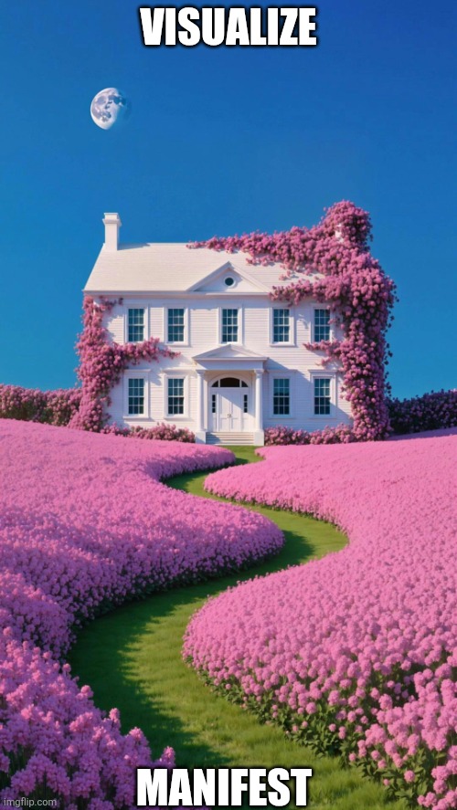 Dream Home | Visualize; Manifest | image tagged in dream home | made w/ Imgflip meme maker