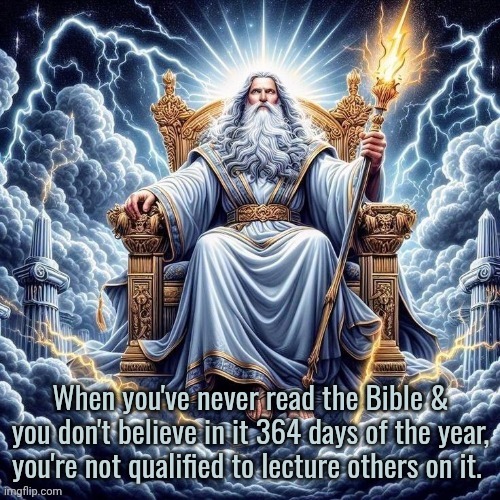 People who never read a book aren't qualified to comment on it | image tagged in bible hypocrisy,annoying people | made w/ Imgflip meme maker