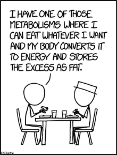 "I have this weird thing where if I don't drink enough water, I start feeling bad and then die of dehydration." | image tagged in restaurant,food,metabolism,energy,fat,technically the truth | made w/ Imgflip meme maker