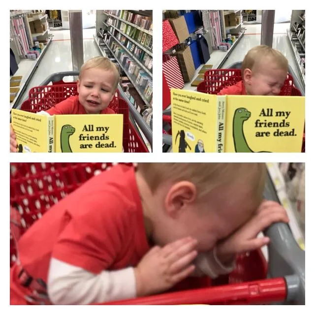 crying all my friends are dead Blank Meme Template