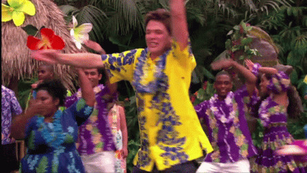 hawaiian luau dancing Blank Meme Template