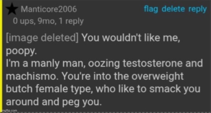 You wouldn't like me, poopy. | image tagged in you wouldn't like me poopy | made w/ Imgflip meme maker