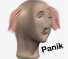 PANIK Blank Meme Template