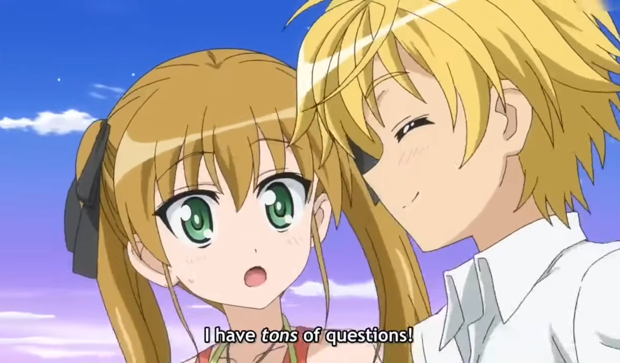 Rebecca I have tons of questions Blank Meme Template