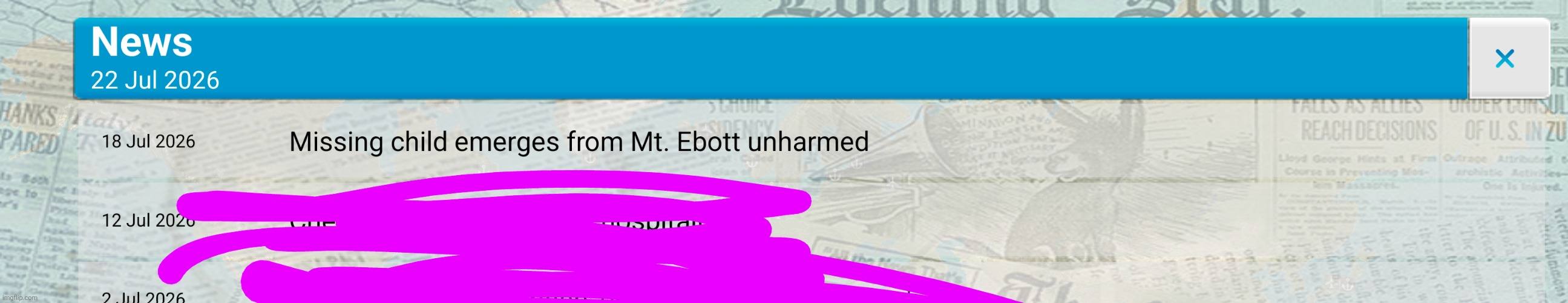 Reports say they found an evil flower  | image tagged in screenshot_20260605-141310 png | made w/ Imgflip meme maker