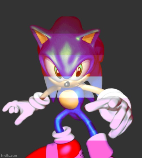 lesbian sonic mogs botslayer | made w/ Imgflip meme maker