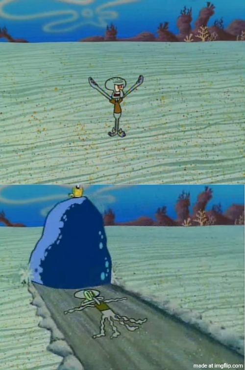 Spongebob "Rock" meme template | image tagged in spongebob rock meme template | made w/ Imgflip meme maker