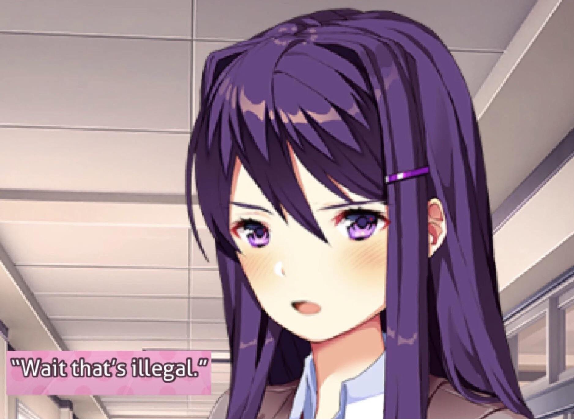 Yuri Wait that's illegal Blank Meme Template