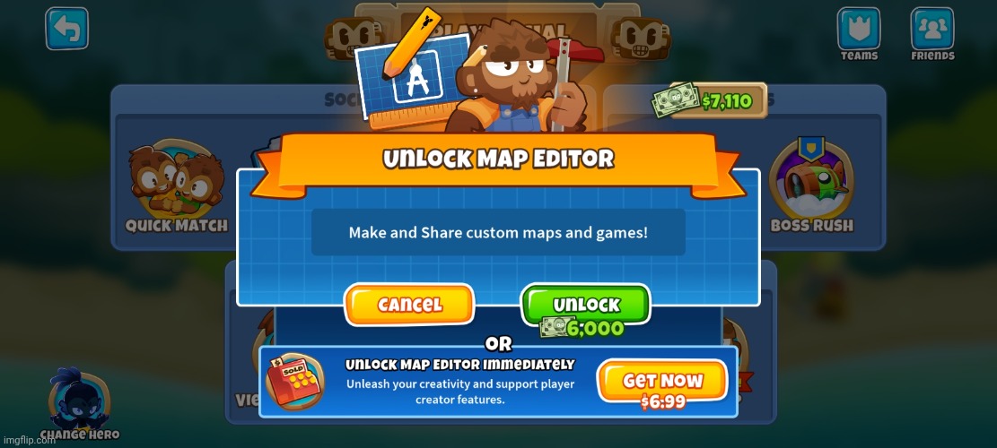 Should I buy map editor ($6k)  or should I buy Geraldo ($7k) | made w/ Imgflip meme maker