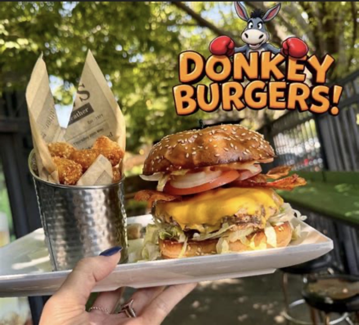 Donkey Burger Blank Meme Template
