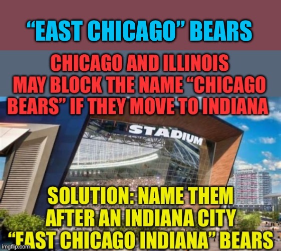 Call them the “East Chicago” Bears | “East Chicago” Bears | image tagged in remix,gifs,sports,chicago,chicago bears | made w/ Imgflip meme maker
