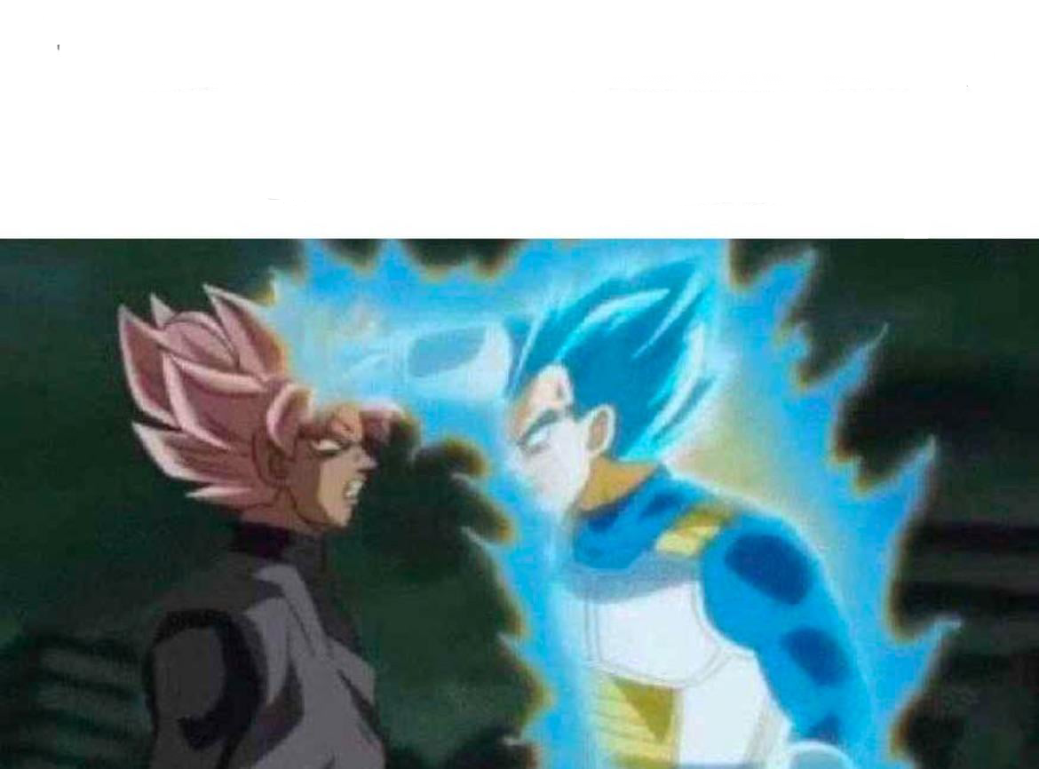 Vegeta look who can't say Blank Meme Template