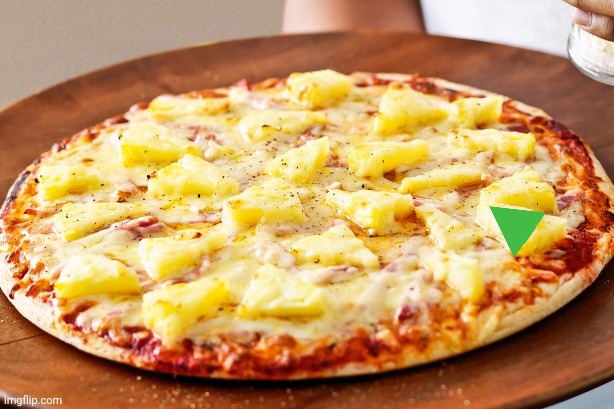 Pineapple Pizza Intensifies | image tagged in pineapple pizza intensifies | made w/ Imgflip meme maker