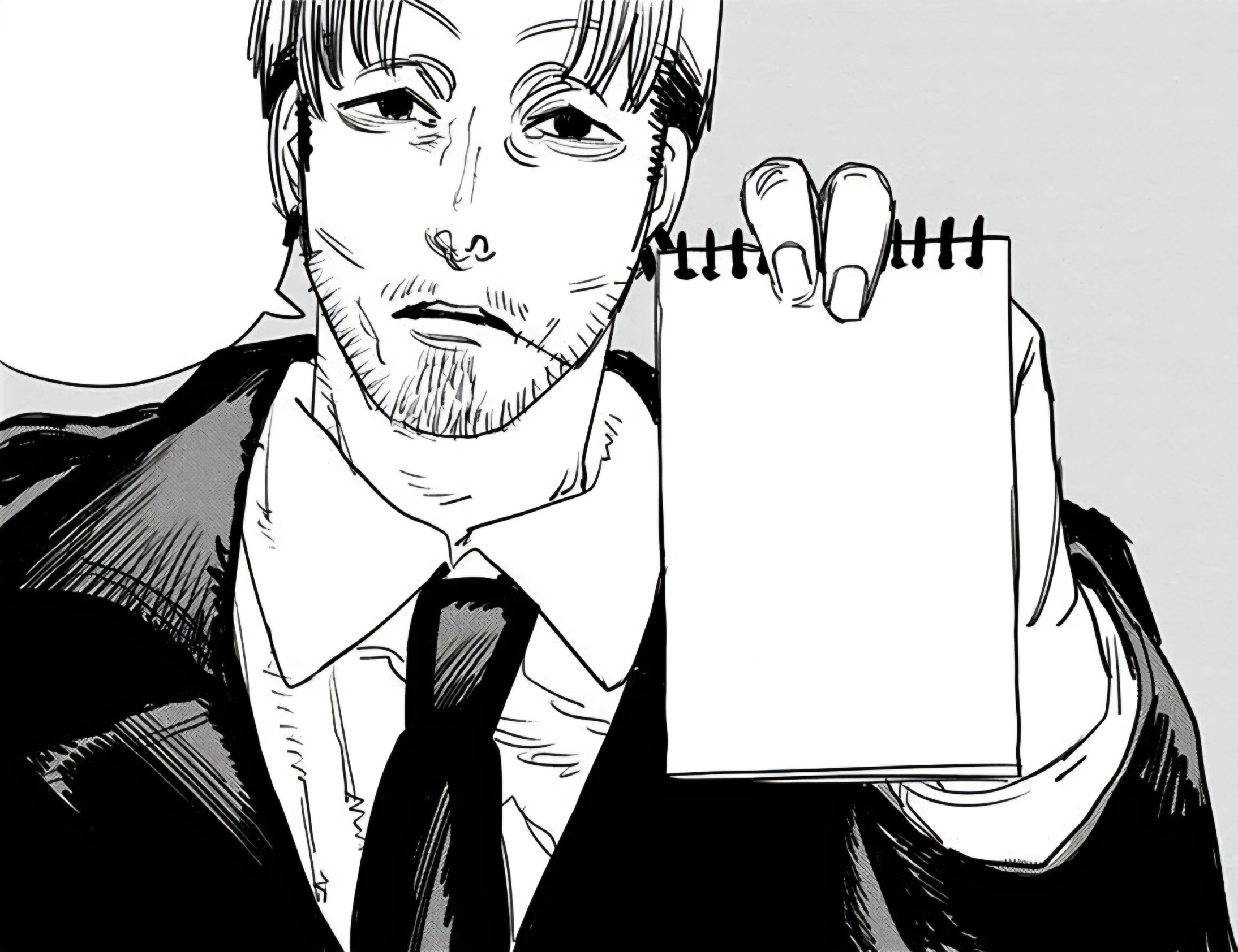 Makima is Listening Blank Meme Template
