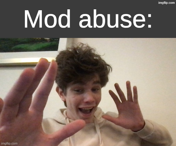 Riplos Mod Abuse | image tagged in riplos mod abuse | made w/ Imgflip meme maker