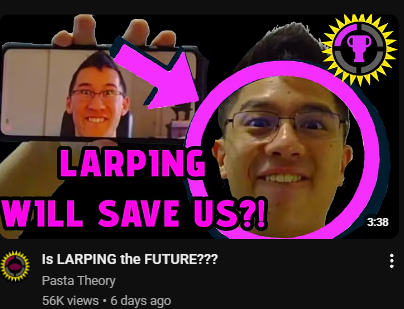Larping will save us Blank Meme Template
