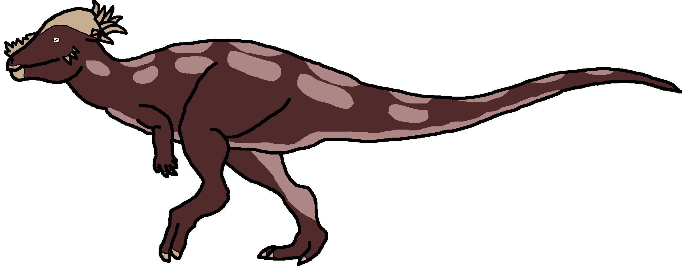 Female Pachycephalosaurus Variant B (Paleoverse + EOIverse) Blank Meme Template