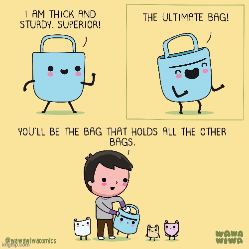 image tagged in bag,ultimate,bags,oof | made w/ Imgflip meme maker