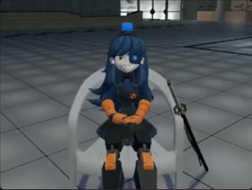 JUST SITTING Blank Meme Template
