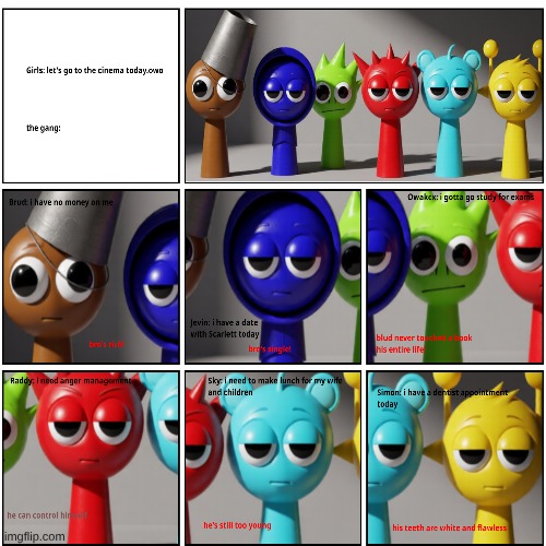 look closely if u wanna laugh | image tagged in memes,welcome to the gang,sprunki | made w/ Imgflip meme maker