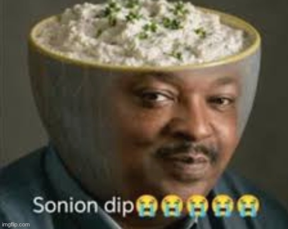 ts is frying me bro | image tagged in sonion dip,new template | made w/ Imgflip meme maker