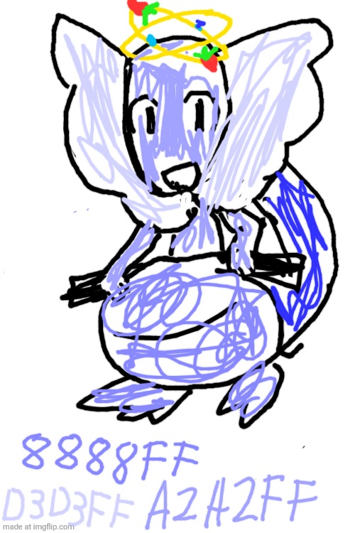 Rate my design for rare galymph (based on angels and angel food cakes(I guess)) | image tagged in msm,fanmade,my singing monsters | made w/ Imgflip meme maker