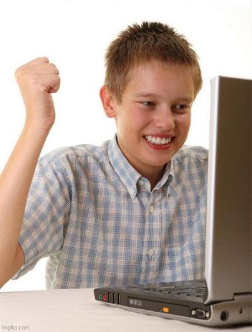When it's time to wipe a butt and it's not your kid's for once | image tagged in memes,first day on the internet kid,parenting | made w/ Imgflip meme maker