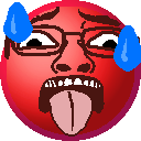 Ahegao Wojak emoji Meme Template