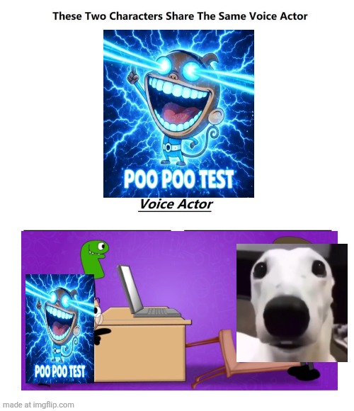 Same Voice Actor Blank Meme | image tagged in same voice actor blank meme | made w/ Imgflip meme maker