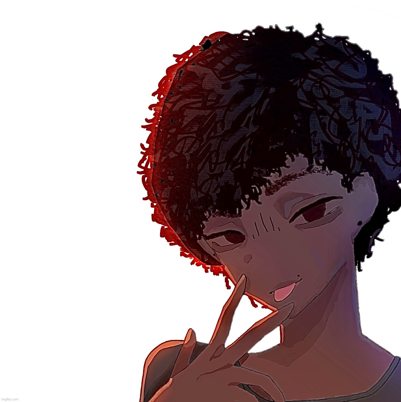 tried drawing myself since i got a dif hairstyle | image tagged in img_6055 jpeg,drawing,stuff | made w/ Imgflip meme maker